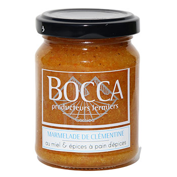 Marmelade Clémentine, Miel et épices à pain d'épices Bocca