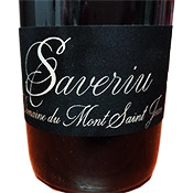 Vin rouge domaine du Mont St Jean Cuvée SAVERIU 2017