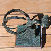 Bandeau Corse Sculpture Bronze Gabriel Diana