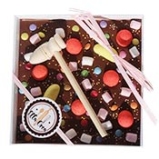 Tablette à casser chocolat au lait et bonbons Ella Crea 260 g