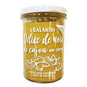 Délice de Noix de cajou au curry I Balanini 180 gr