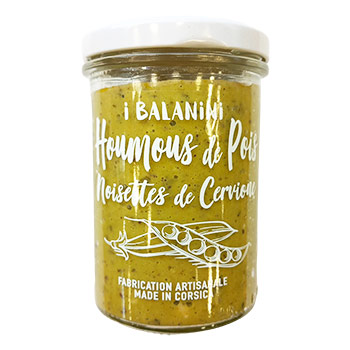 Houmous de Pois et noisettes de Cervione I Balanini 180 gr