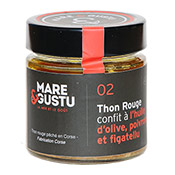 THON ROUGE DE LIGNE, confit à l’huile d’olive, poivrons et figatellu Mare&Gustu