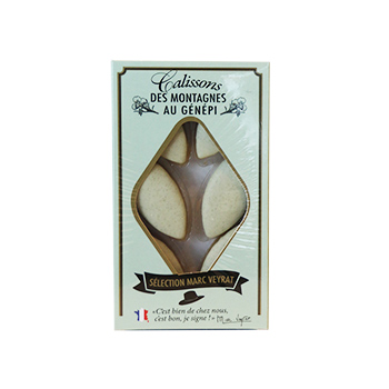 Boite de 6 calissons Genepi Entrecasteaux 80 g