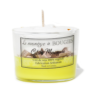 Bougie Citron meringuée Le Manège à bougies 120 g