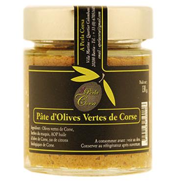 Pâte d'olives vertes A Perla Corsa 130 gr