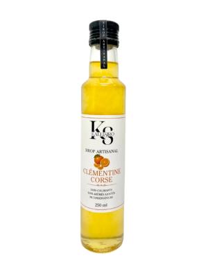 Sirop artisanal Clémentine corse Kallisiro 25 cl