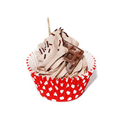 Bougie Cupcake tout choco Le Manège à bougies 80 g