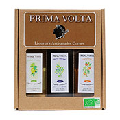 Liqueur Prima Volta Coffret Cédrat, Myrte, Clémentine 3 x10 cl