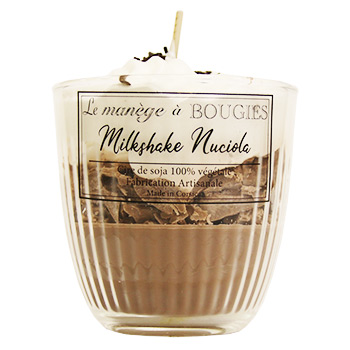 Bougie Milkshake Nuciola Le Manège à bougies 230 g