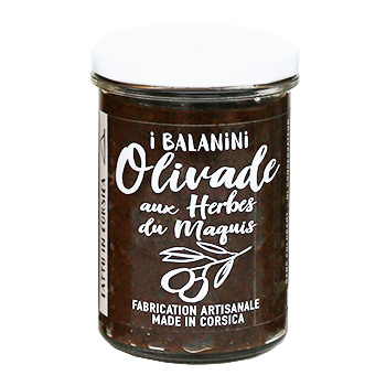 Olivade aux herbes du Maquis I Balanini 180 gr