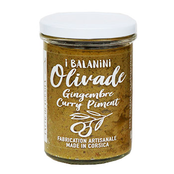 Olivade Gingembre, Curry, Piment I Balanini 180 gr