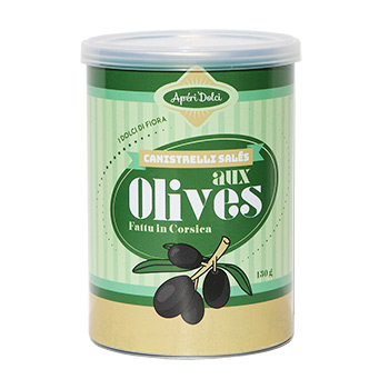 Biscuits apéritifs aux Olives noires APERI'DOLCI 130 g
