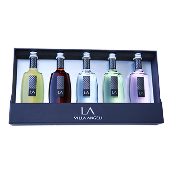 Coffret 5 liqueurs Domaine La Villa Angeli