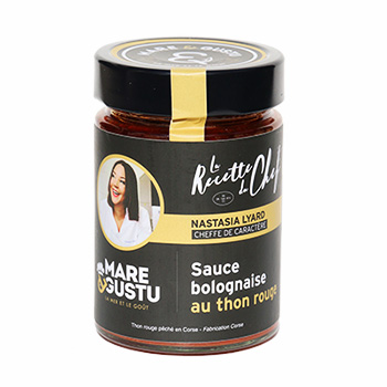 Sauce bolognaise au Thon rouge  Mare&Gustu